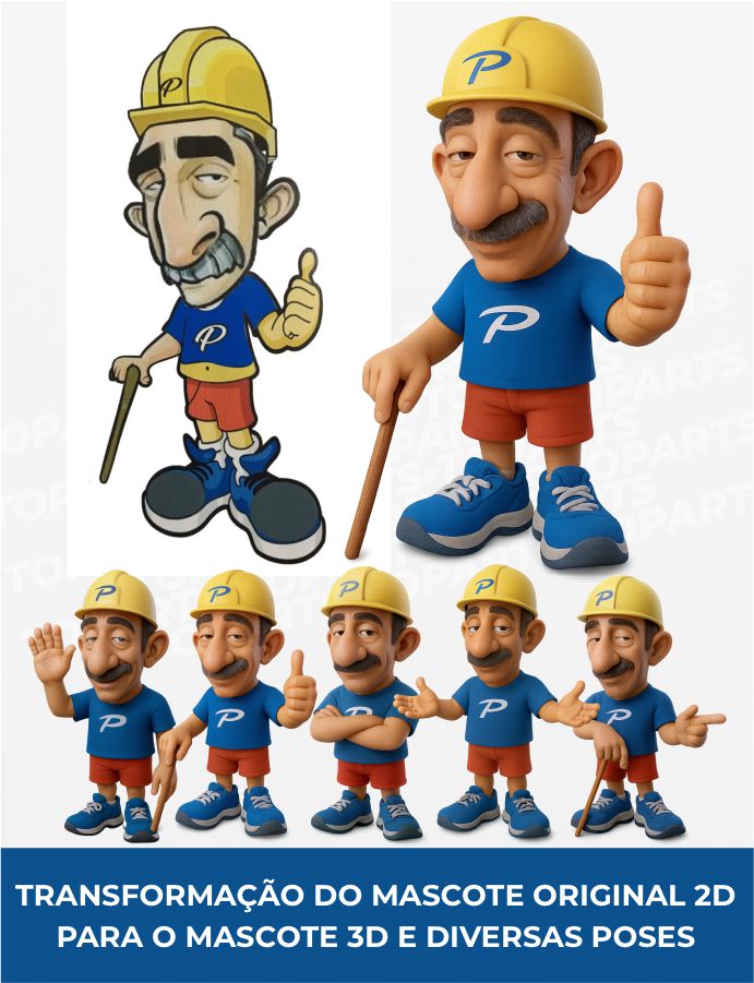 Mascote 3D
